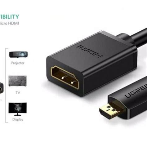 Ugreen Micro Hdmi Male To Hdmi Female Adapter Cable