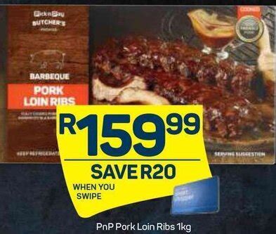 Pnp Pork Loin Ribs 1Kg Offer At Pick N Pay