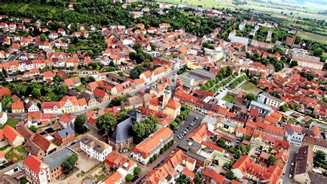 Aufräumen in der Stadt Artern