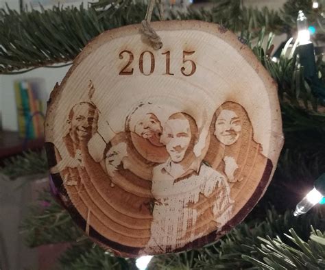 Laser Engraved Christmas Ornament Engraved Christmas Ornaments