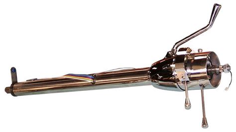 polished stainless automatic tilt steering column