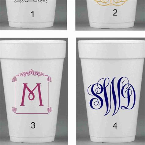 Personalized Styrofoam Cups Etsy