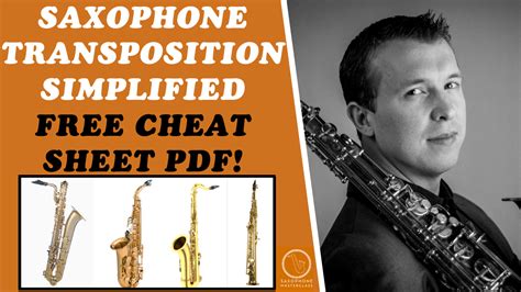 How To Transpose On Saxophone Explained With Free Pdf Guide