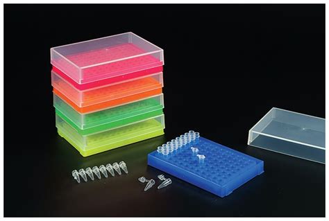 Axygen PCR Tube Storage Racks 96 Well Fluorescent Spectrum Pack Racks