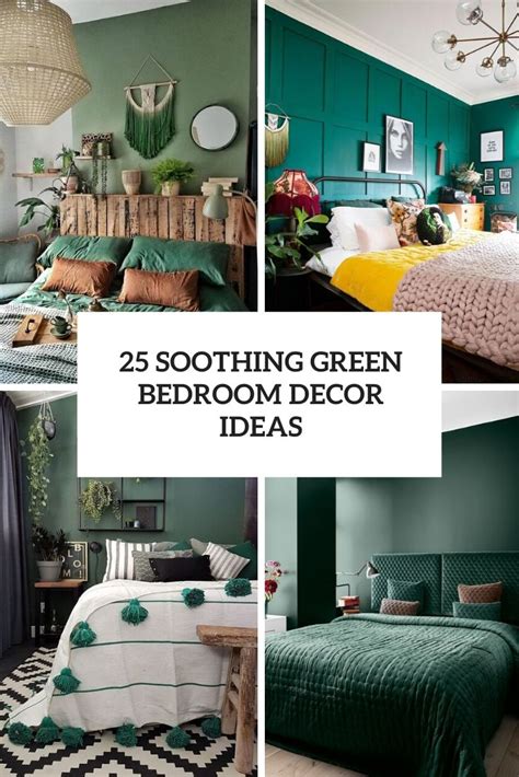 79 Soothing Green Bedroom Decor Ideas Shelterness