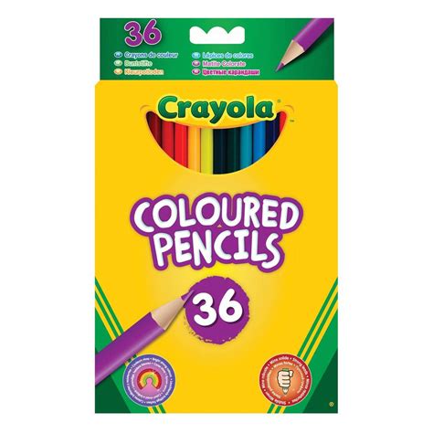 Crayola Coloured Pencils 36 Pack Hobbycraft