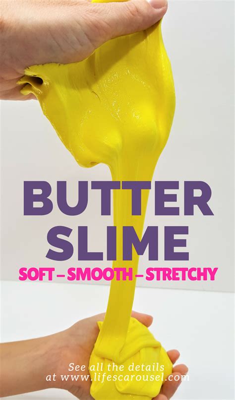 Best Butter Slime Recipe Smoothest And Stretchest Slime Ever