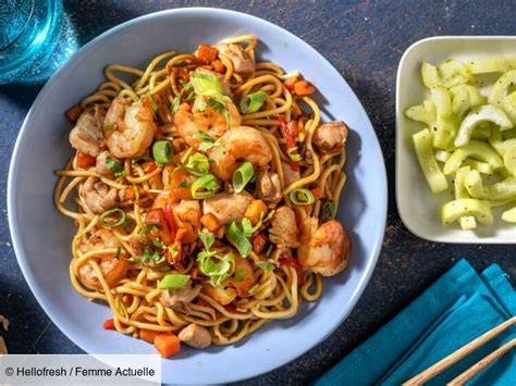 Pad Thaï Aux Crevettes Et Poulet Facile Et Rapide Découvrez Les