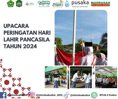 H Masrum M Pd Pimpin Upacara Peringatan Hari Lahir Pancasila 2024 Di