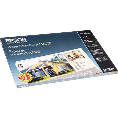 Epson Presentation Paper Matte S041069-L B&H Photo Video