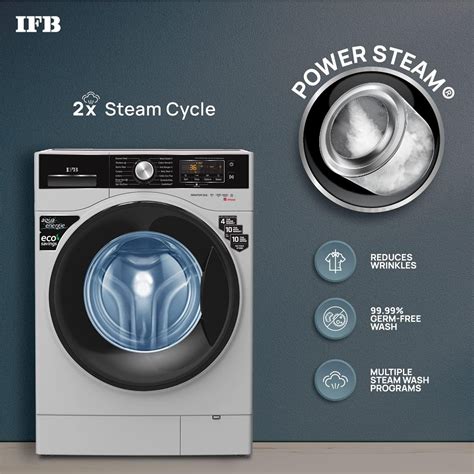 IFB 8 Kg Fully Automatic Front Load Washing Machine Silver SENATOR SXS