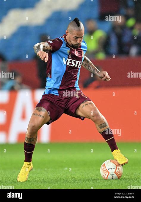 Trabzon Marek Hamsik Of Trabzonspor As During The Uefa Europa League