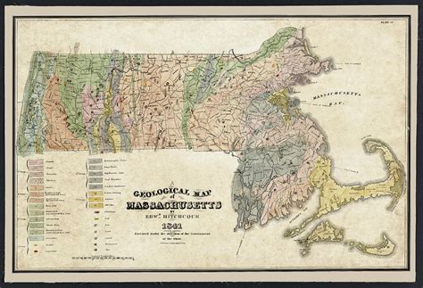 Massachusetts Geological Map 1841 Photograph by Phil Cardamone - Fine Art America