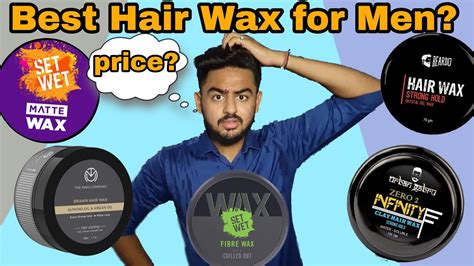 Top 5 Hair Wax 🇮🇳 Strong Hold Chemical Free Hair Wax Hair Pomade Hair Clayhair Gelshair