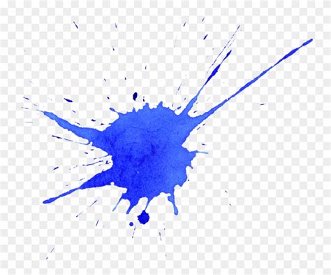 Blue-splat - Paintball Png, Transparent Png - 749x617(#315962) - PngFind