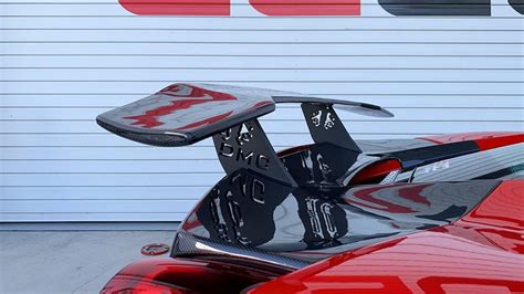 Dmc Ferrari 488 Gtb Forged Carbon Fiber Big Wing Spoiler Fits The Oem