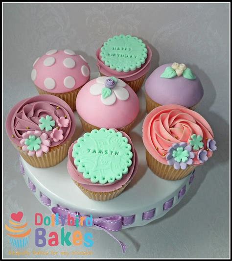 Vintage Pastels Decorated Cake By Dollybird Bakes Cakesdecor