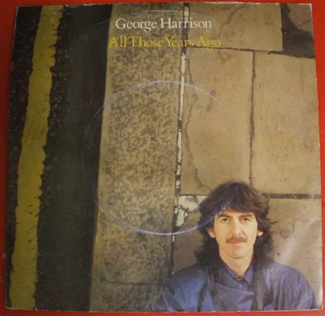 George Harrison All Those Years Ago Used Vinyl Record G Z