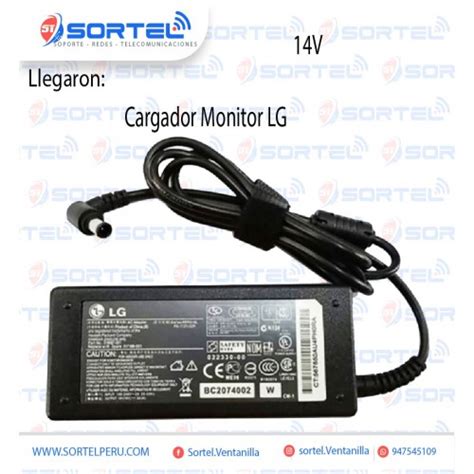 Cargador De Monitor Lg V A