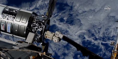 Il Cargo Cygnus Agganciato Alla Stazione Spaziale A Bordo Il Carico