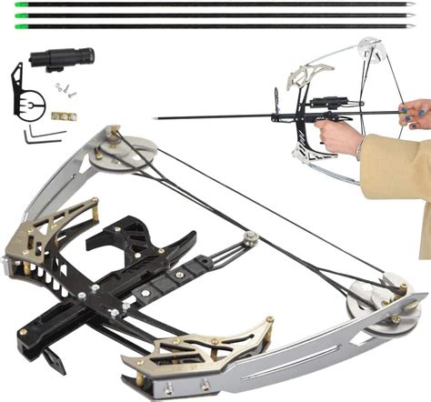 Archery Mini Compound Bow And Arrows Set 25lbs Complete Compound Bow