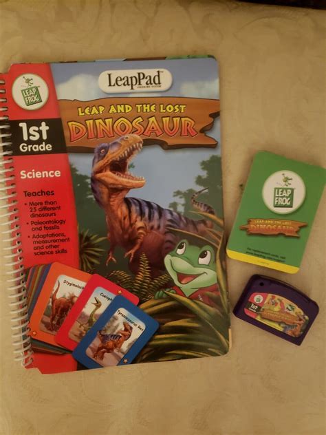 Leapfrog Interactive Book Leap And The Lost Dinosaur W 15 Cards