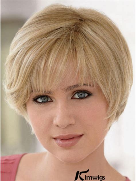 Lace Front Wigs Uk Straight Style Blonde Color Layered Cut