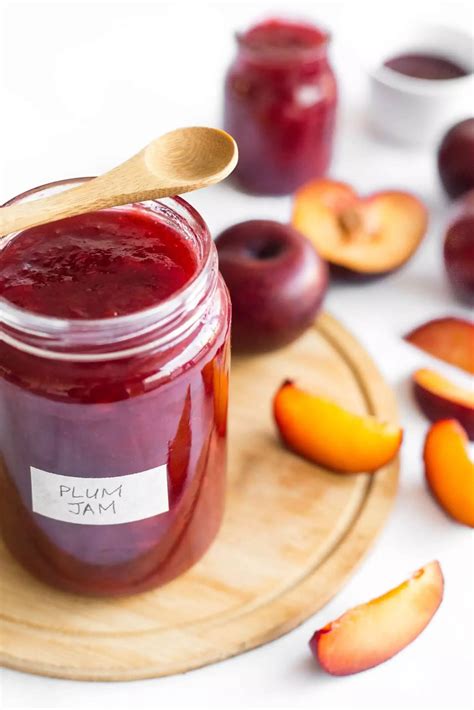 Easy Plum Jam Recipe Gluten Free Vegan Pectin Free Artofit