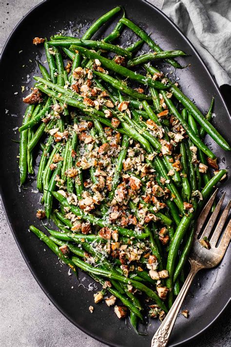 Garlic Green Beans With Almond Gremolata So Much Food