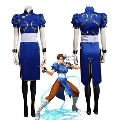 Game Street Fighter 6 Chun Li Cosplay Costumes