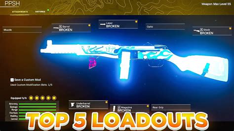 Warzone Top 5 Meta Smg Loadouts After Update 👑 Warzone Best