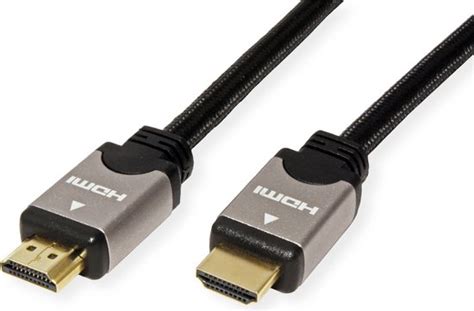 Roline Hdmi Highspeed Kabel Met Ethernet Mm Zwart Zilver 15 M Bol