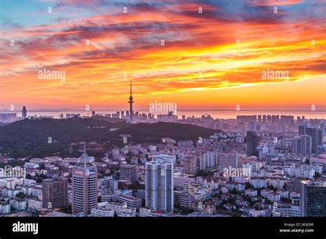 City Building Of Qingdaoshandong Provincechina Stock Photo Alamy