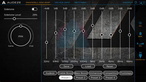 Maxwell EQ Presets - Audeze