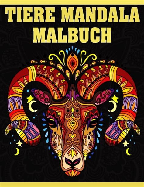 Tiere Mandala Malbuch Malbuch Mit Tiermandalas Im Zentangle Stil F R