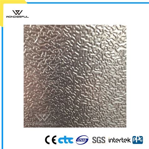 Anti Slip Heat Insulation Anodized Stucco Embossed Diamond Aluminum