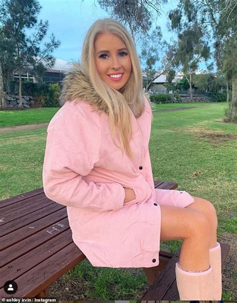 Married At First Sight S Ashley Irvin Models A Bubblegum Pink Bikini