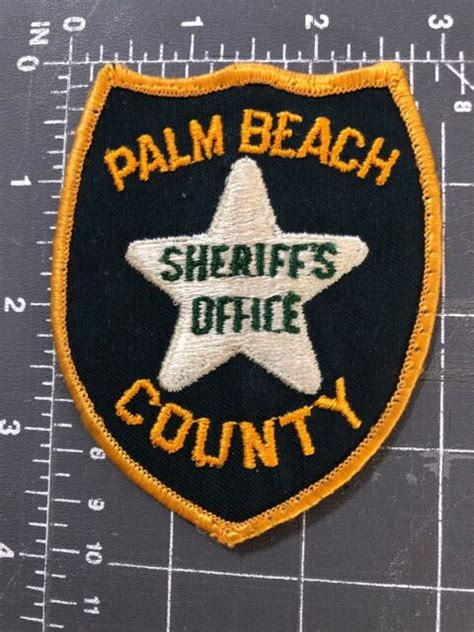 Sheriffs Office Palm Beach County Patch Shield Department Police Pbso