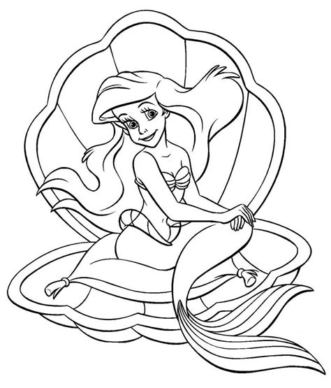 Canalred Plantillas Para Colorear De Disney Princesas Ariel Para Images