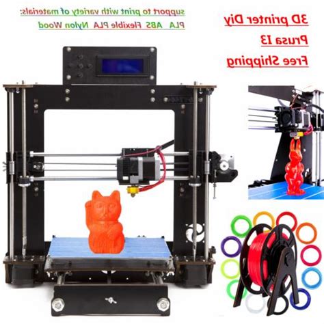 3D Printer Prusa I3 Reprap Diy Aluminium Upgraded