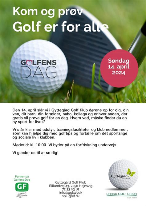 Golfens Dag Gytteg Rd Golf Klub