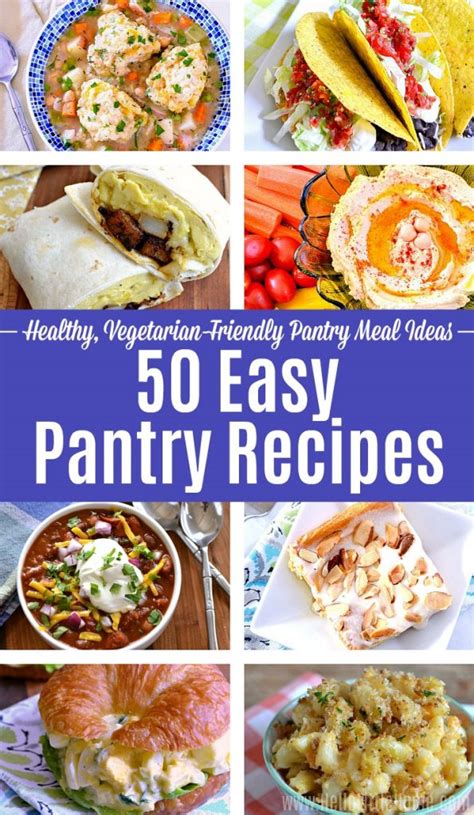 50 Easy Pantry Recipes Hello Little Home