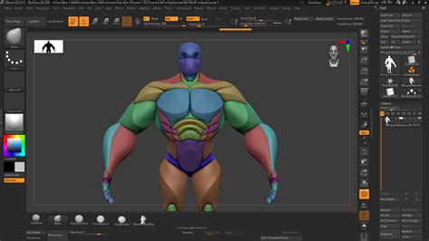 Artstation Stylized Anatomy Basemesh Character Blockout Zbrush