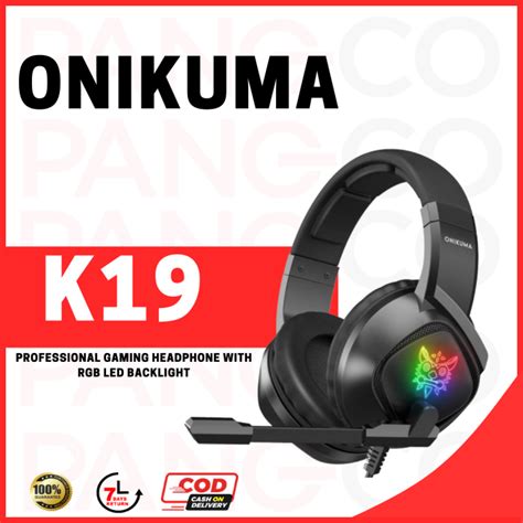 Onikuma K Professional Gaming Headphone With Rgb Led Backlight