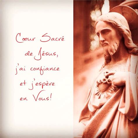 Cœur Sacré de Jésus jai confiance et jespère en Vous Jesus Quotes