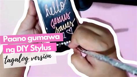 PAANO GUMAWA NG DIY STYLUS GAMIT ANG LAPIS O BOLPEN IPHONE TAB IPAD