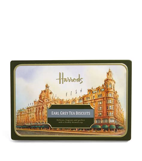 Harrods Earl Grey Tea Biscuit Tin (200g) | Harrods US