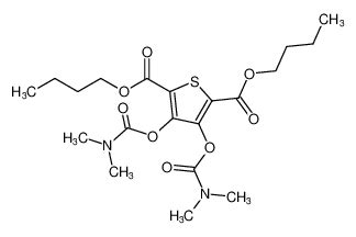 Bis Dimetilcarbamoil Oxi Tiofeno Dicarboxilato De Dibutilo