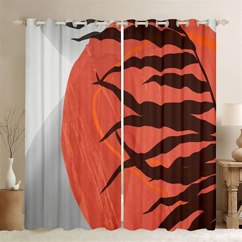 Yst Abstract Geometry Blackout Curtains Aesthetic Minimalist Curtains