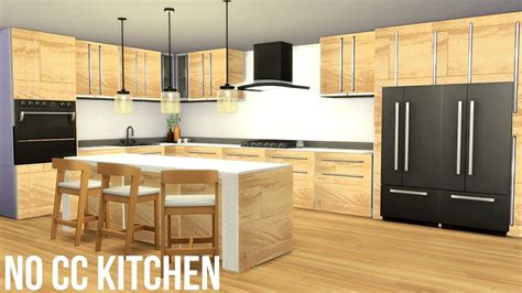 No Cc Custom Kitchen Counters Tutorial The Sims 4 You